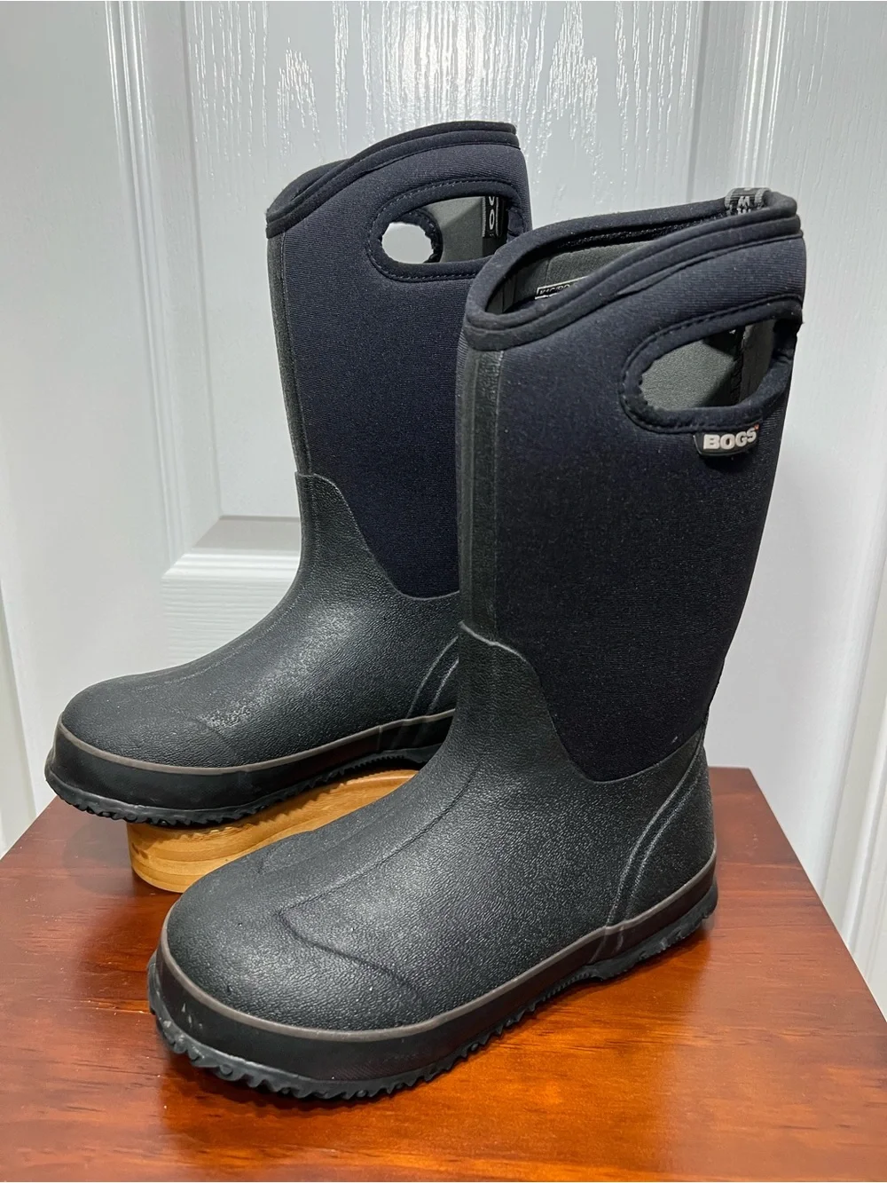 BOGS Insulated Waterproof Black -30 Degree Winter Rain Boots Y4